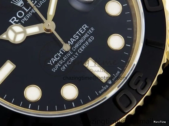 MiroTime 0121 Yacht-Master 226658 KF 1:1 Best Edition YG Wrapped on Oysterflex Strap VR3235 (Gen Weight) Classic 1626